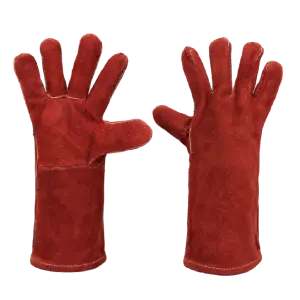 Guantes de cuero rojo G0740-R